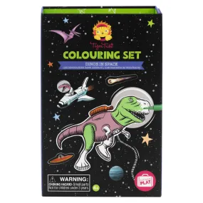 Colouring Set - Dinos In Space