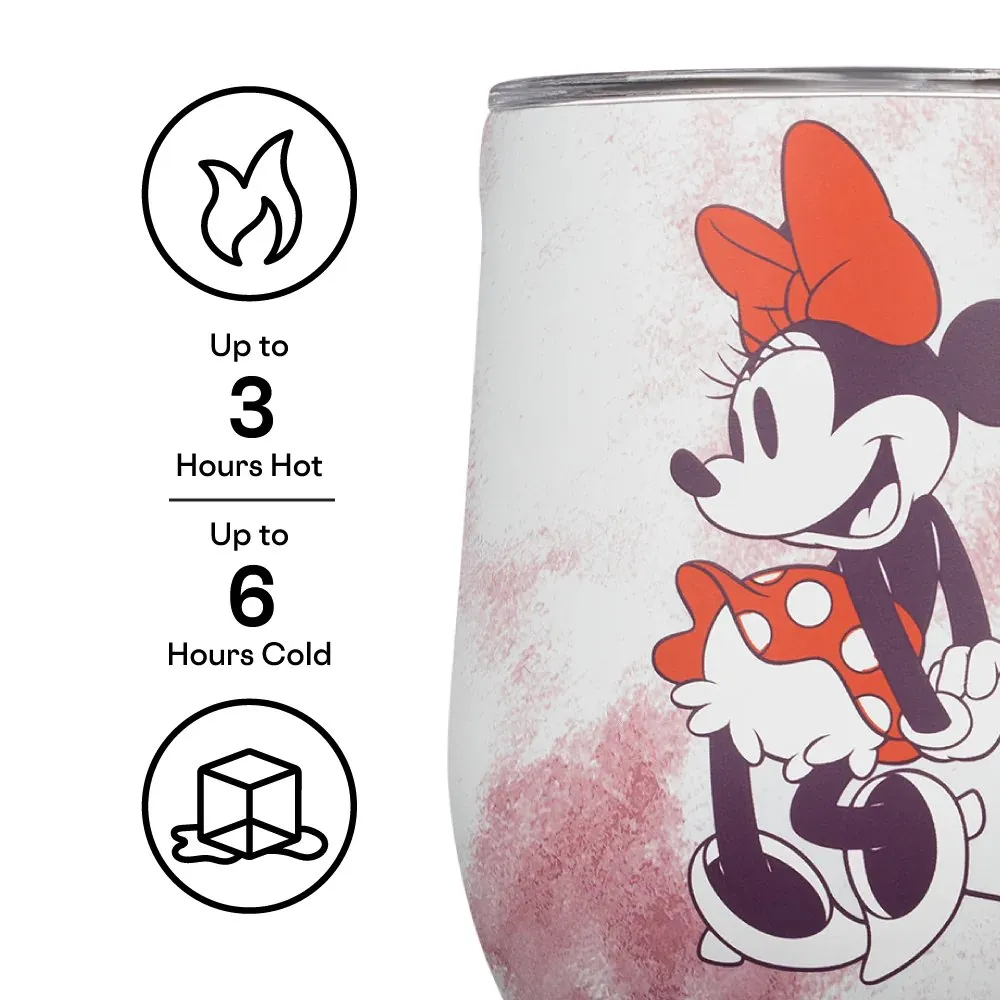 Corkcicle Disney Tie Dye Minnie Mouse 12oz Stemless Cup