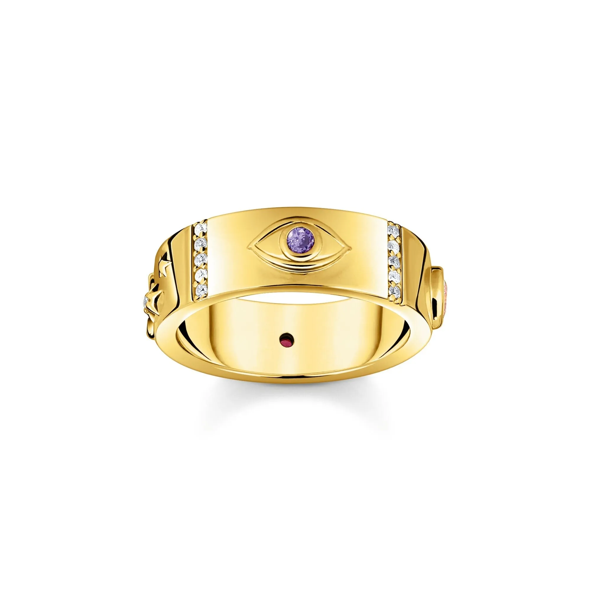 Cosmic Talisman Ring with colourful stones