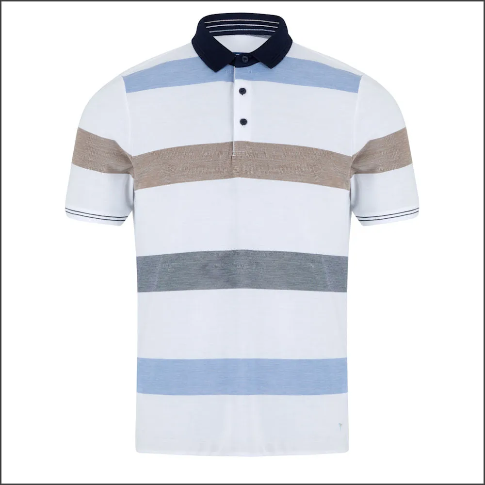 Daniel Grahame Blue & White T Shirt