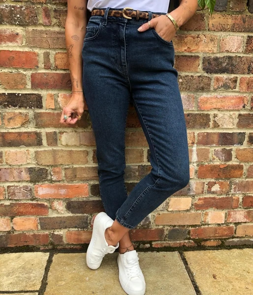 Dark Denim Mum Jeans