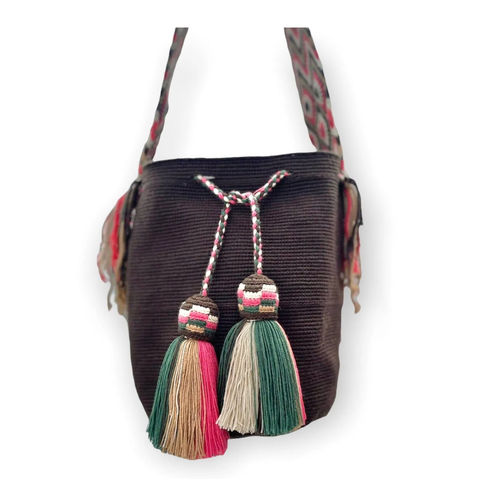 Desert Dreams Bohemian Handbags for Fall | Solid Earth Tones Crossbody Boho Bags | L