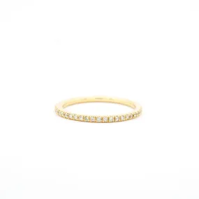 Diamond Eternity Band in Yellow Gold - Womens Classic Eternity Ring