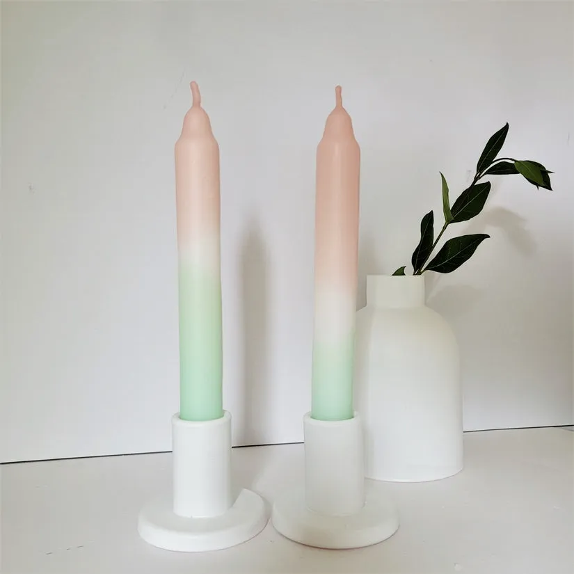 Dip Dye Candles Set of 4