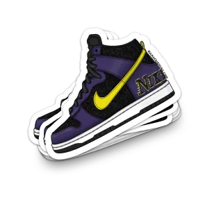 Dunk High "EMB Lakers" Sneaker Sticker