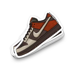 Dunk Low "Red Panda" Sneaker Sticker