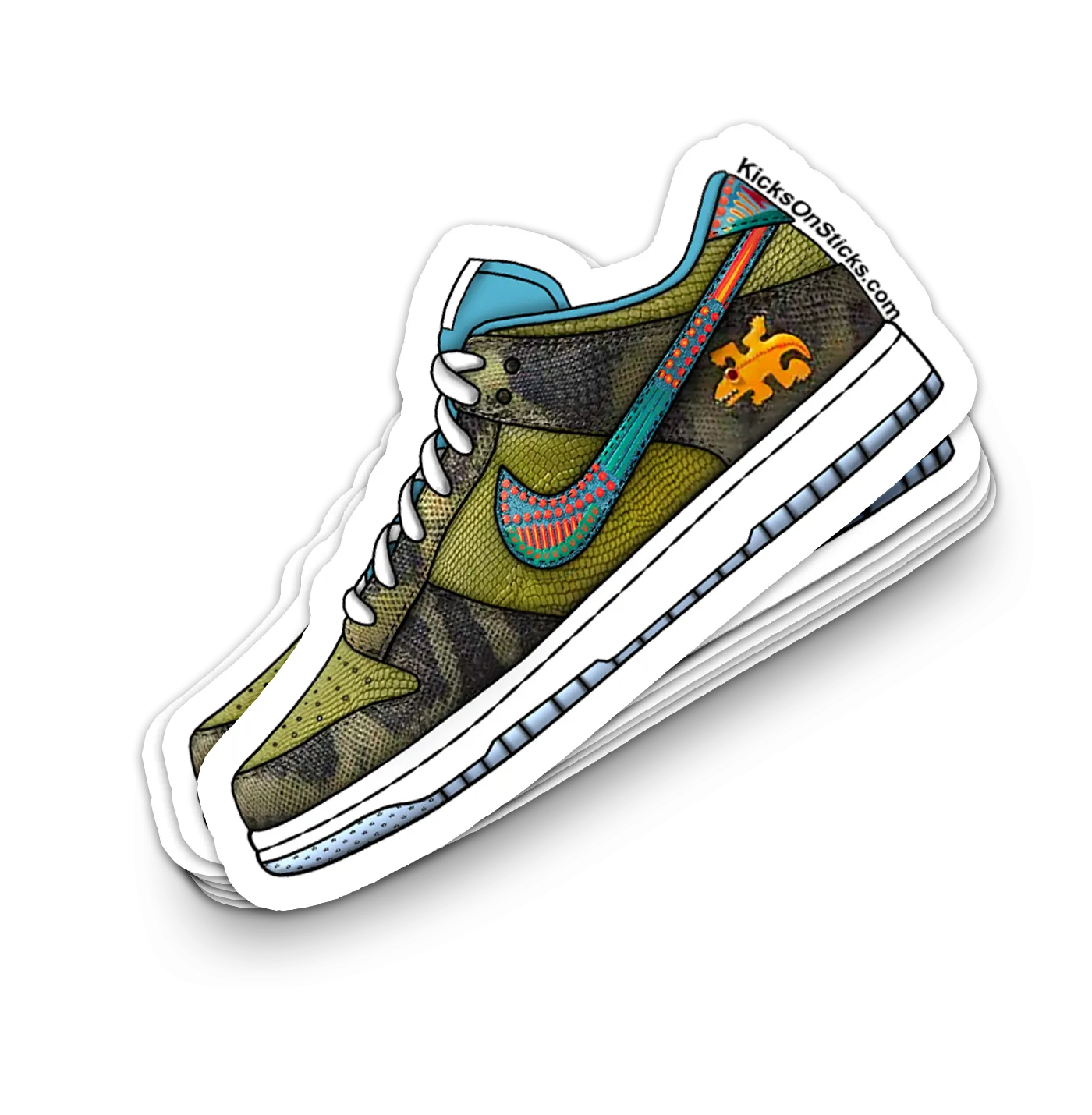 Dunk Low "Siempre" Sneaker Sticker