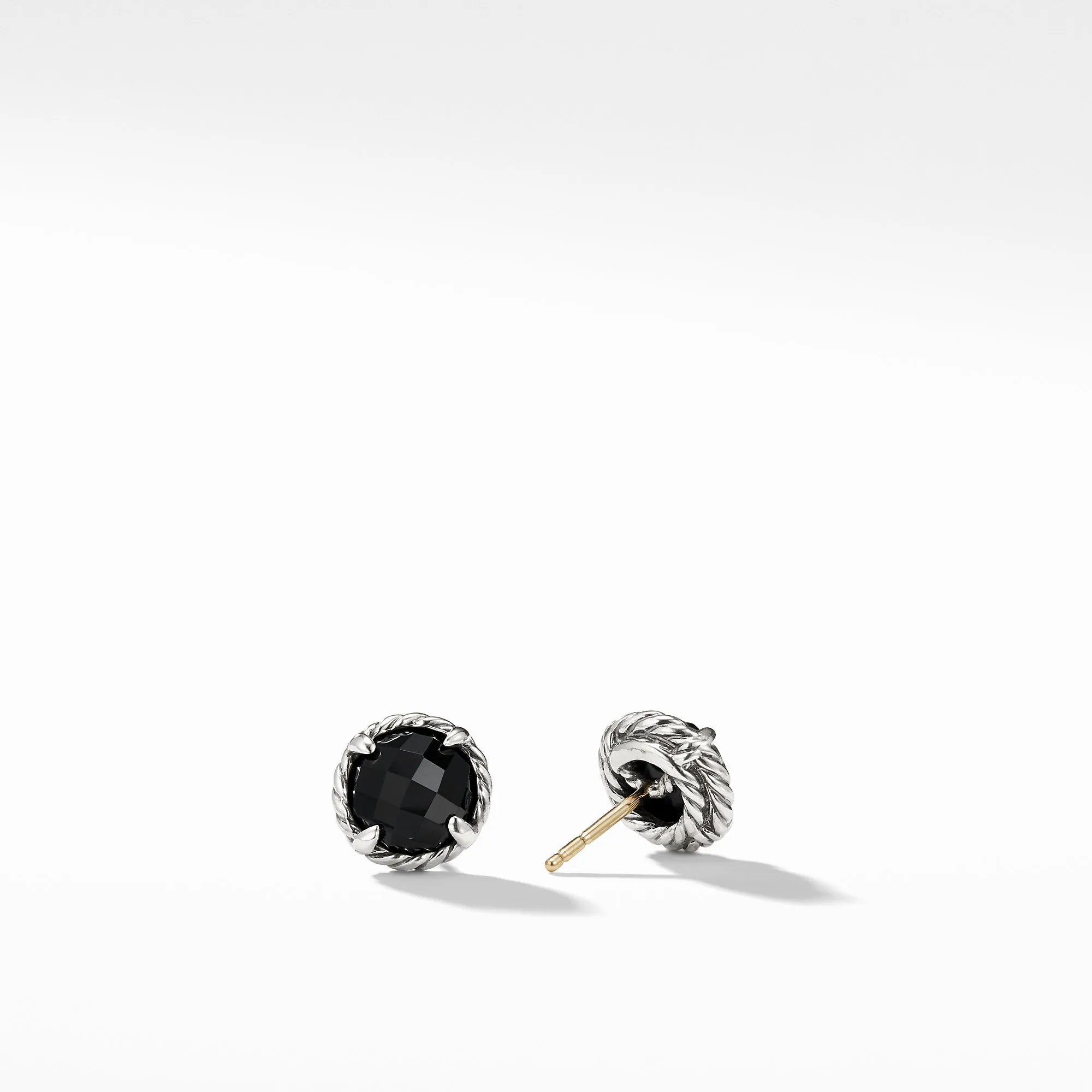 Earrings with Black Onyx