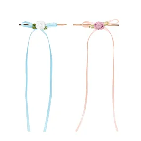 Emi Jay - Barrette Set of 2 | Baby Rosette