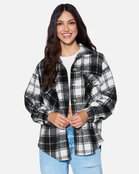 ESSENTIAL PLAID SHACKET