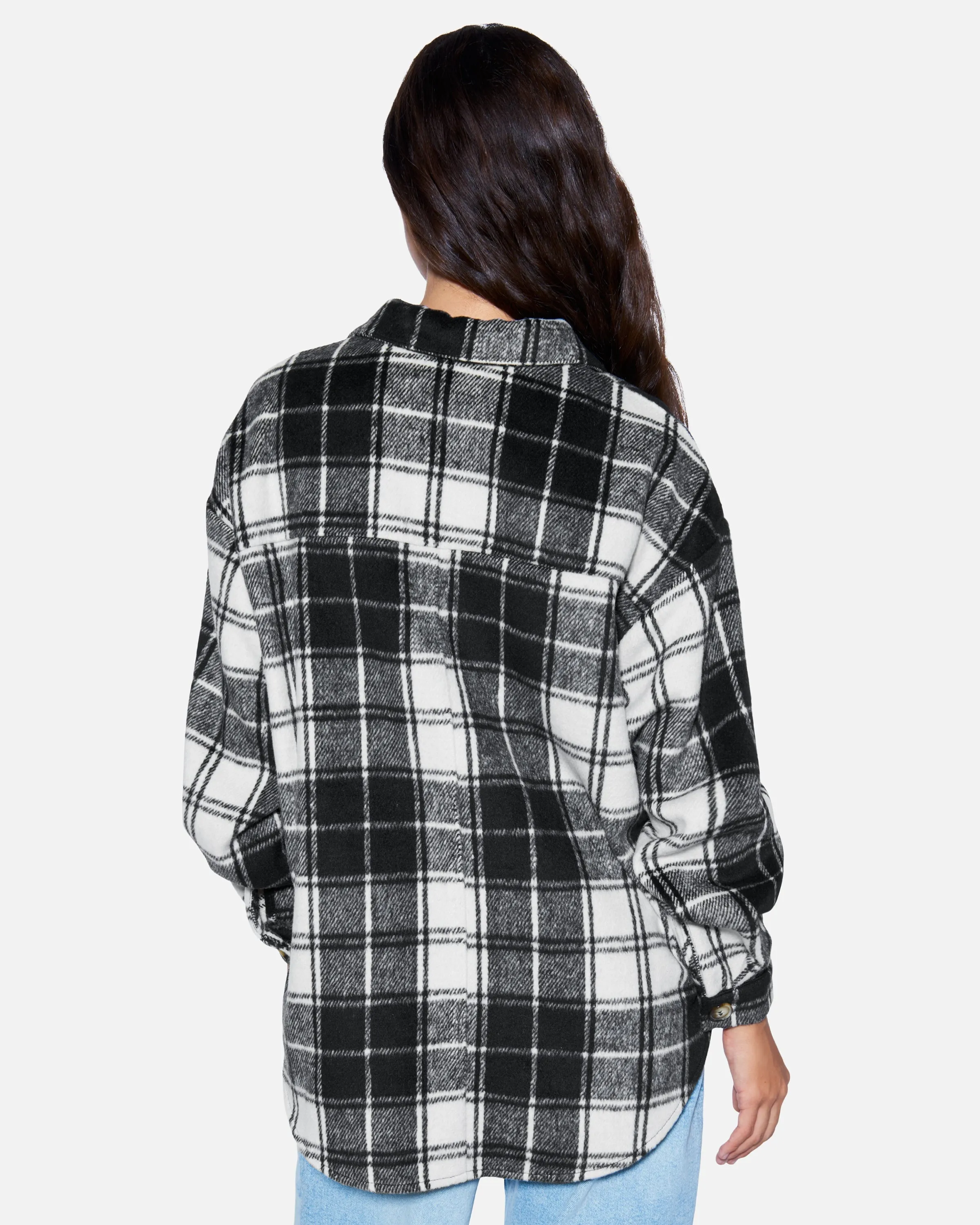 ESSENTIAL PLAID SHACKET