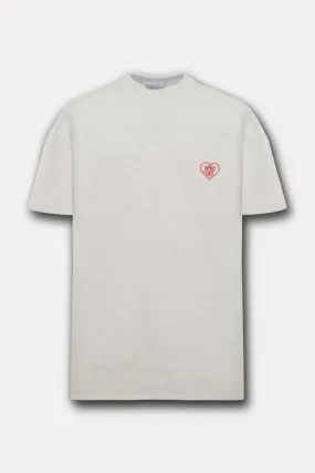 Family First Heart Tee - White