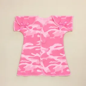 Fit & Flare NICU Dress Pink Camouflage