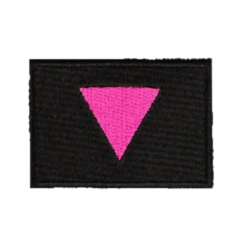 FLAG PINK TRIANGLE MultiMoodz Velcro Patch