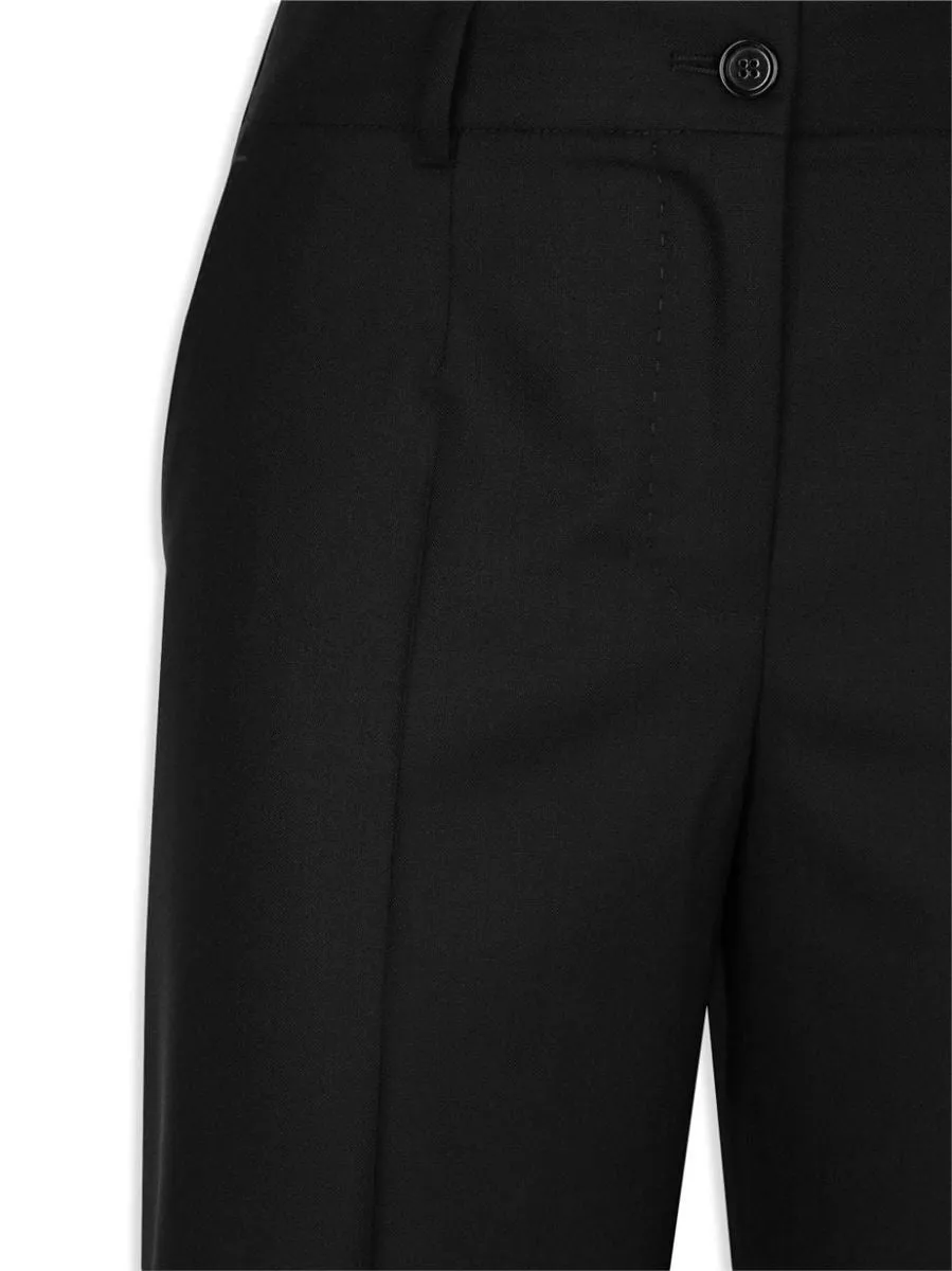 FLARED VIRGIN-WOOL TROUSERS