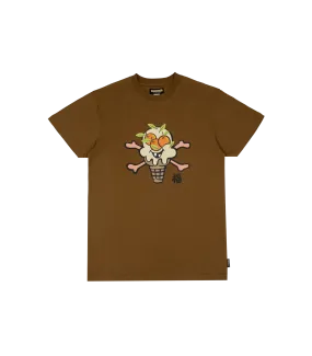 FRUITFUL ICECREAM TEE - BROWN