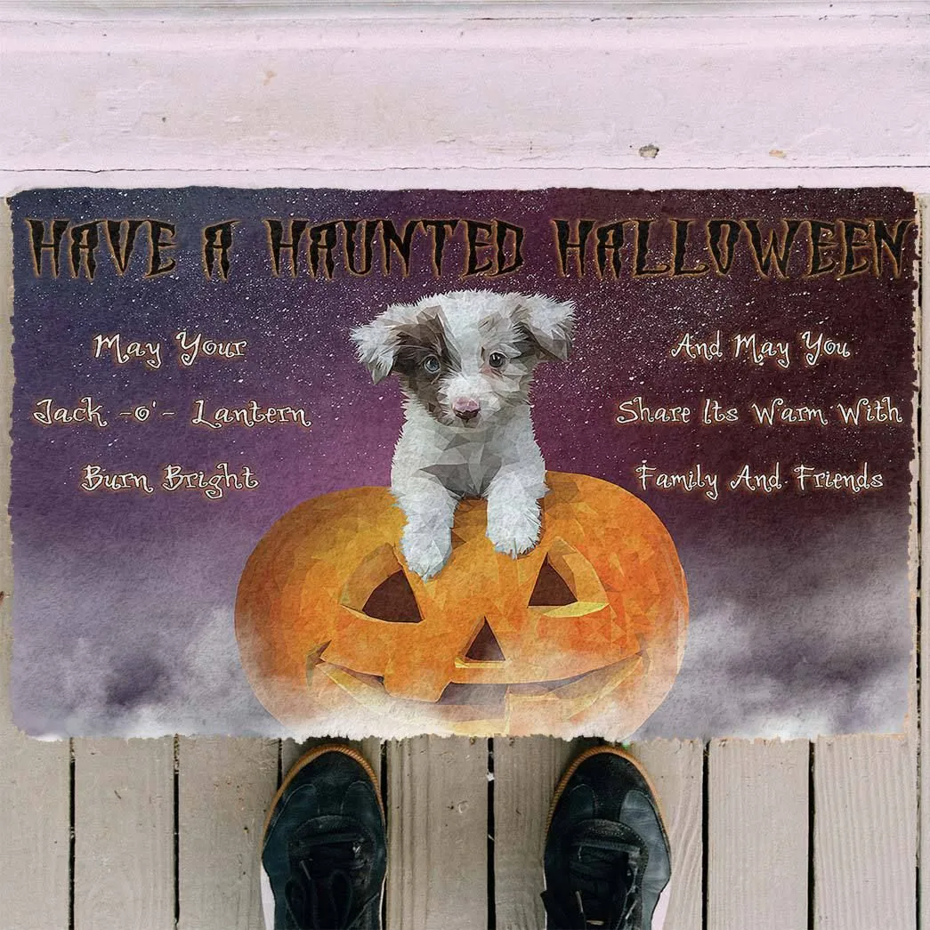 Gearhuman 3D Have A Haunted Halloween Dog Doormat