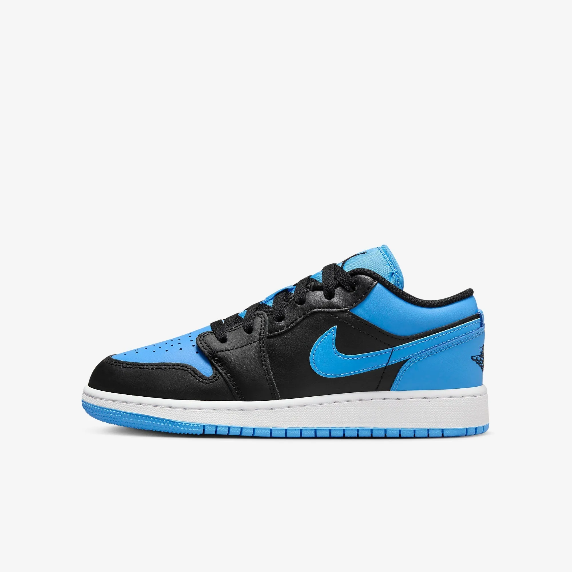 (GS) Air Jordan 1 Low 'Black / University Blue' (2023) 553560-041