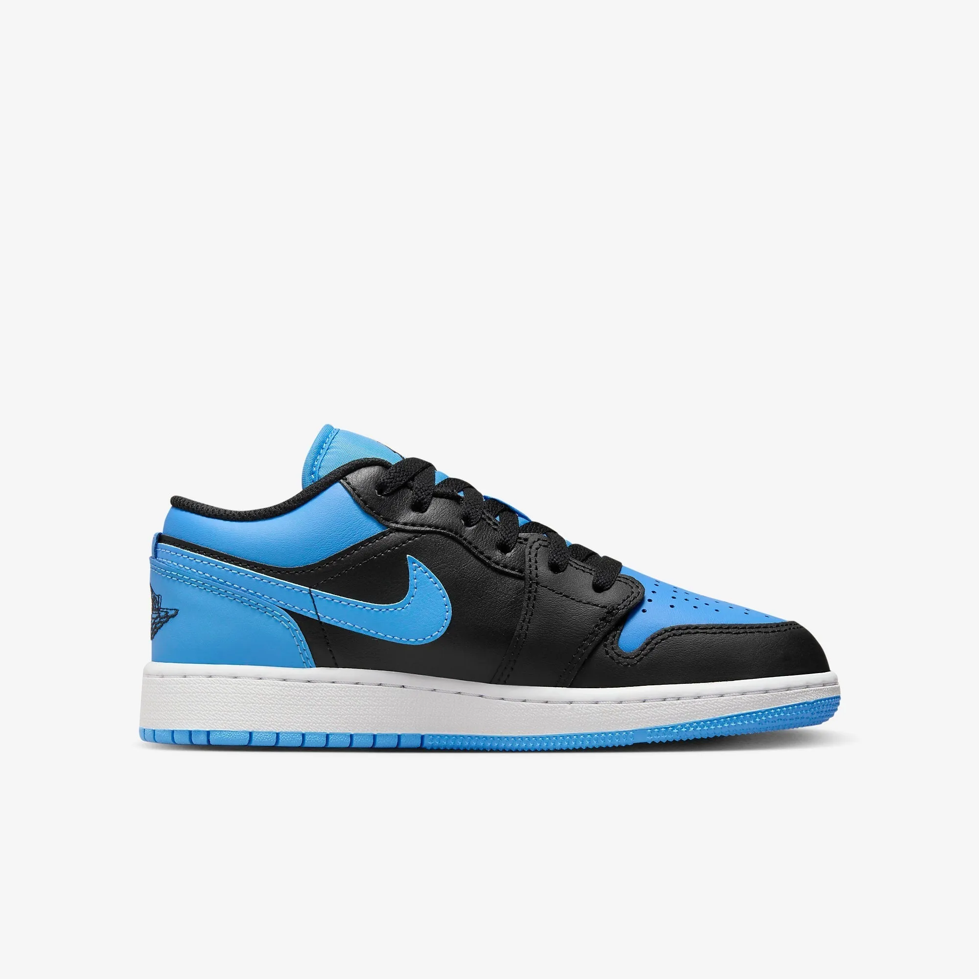 (GS) Air Jordan 1 Low 'Black / University Blue' (2023) 553560-041