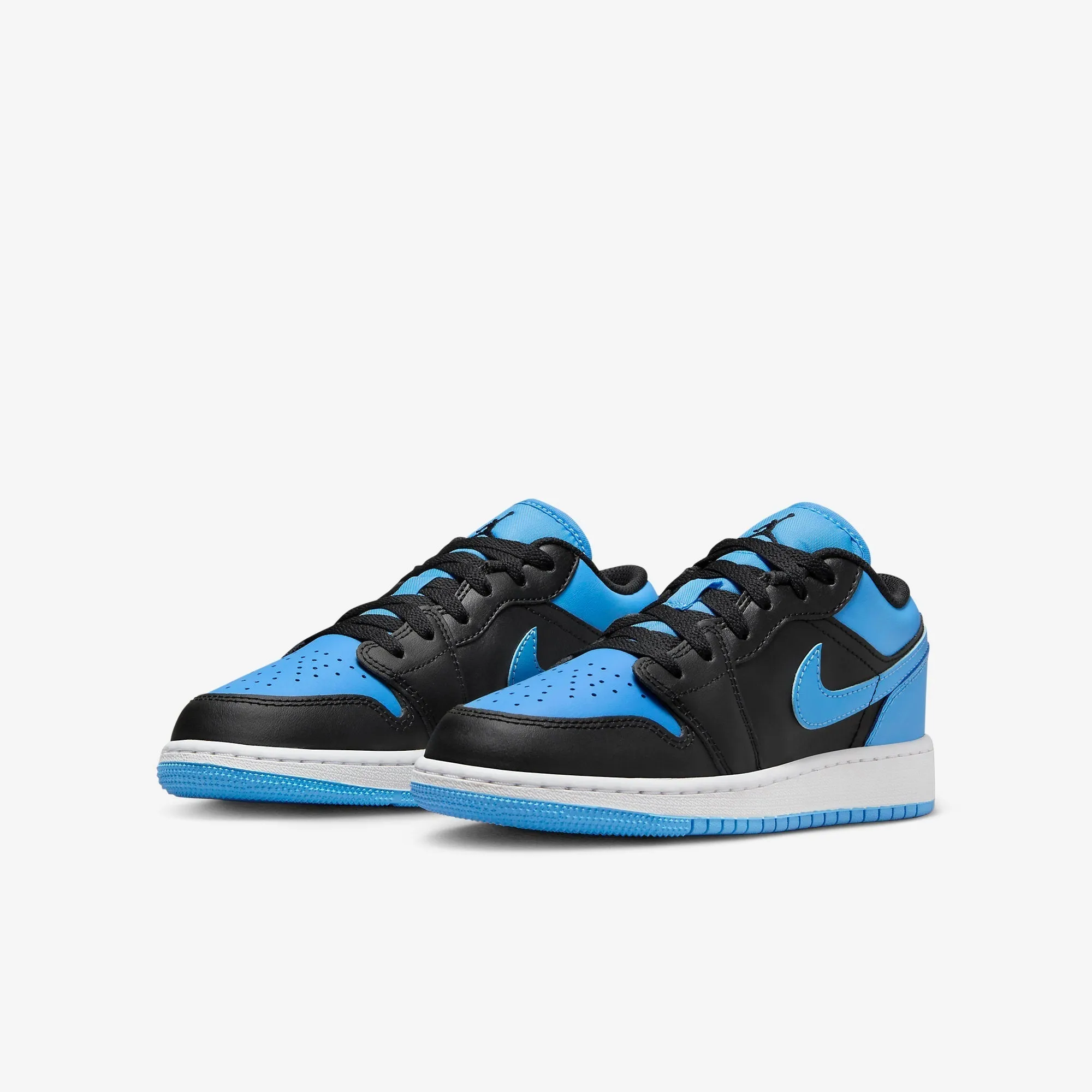 (GS) Air Jordan 1 Low 'Black / University Blue' (2023) 553560-041