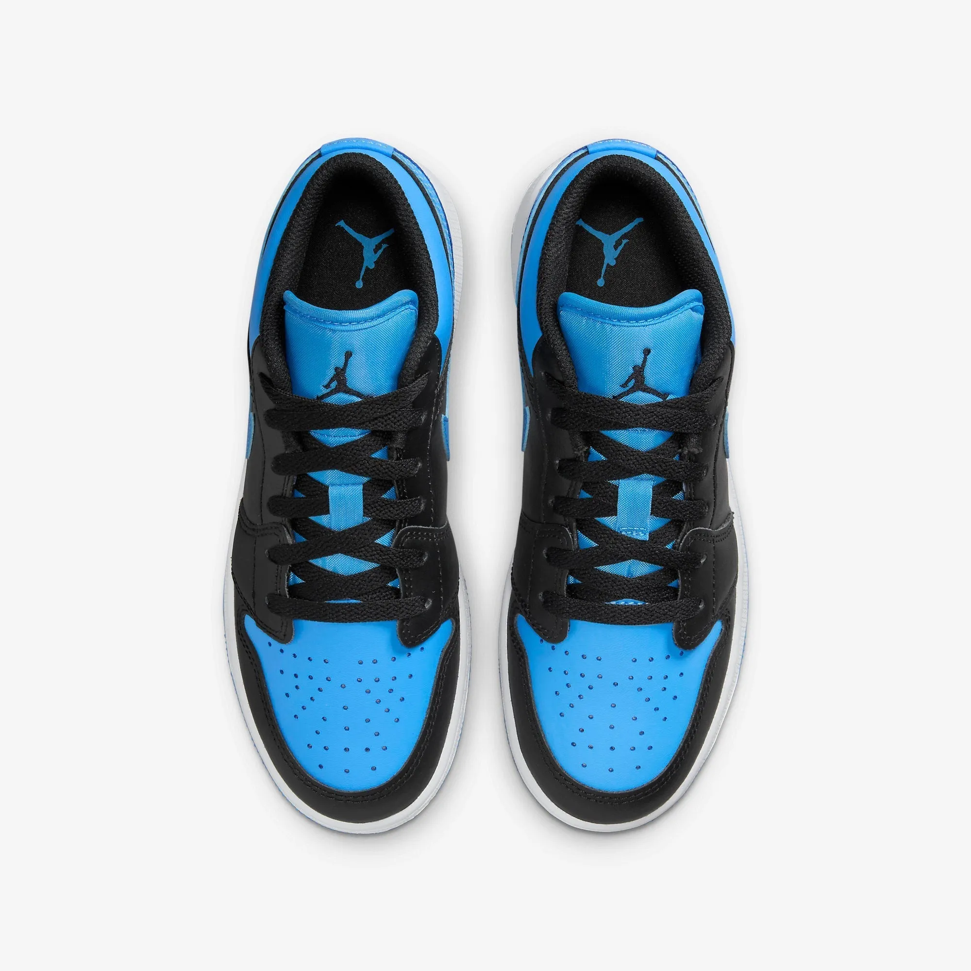 (GS) Air Jordan 1 Low 'Black / University Blue' (2023) 553560-041