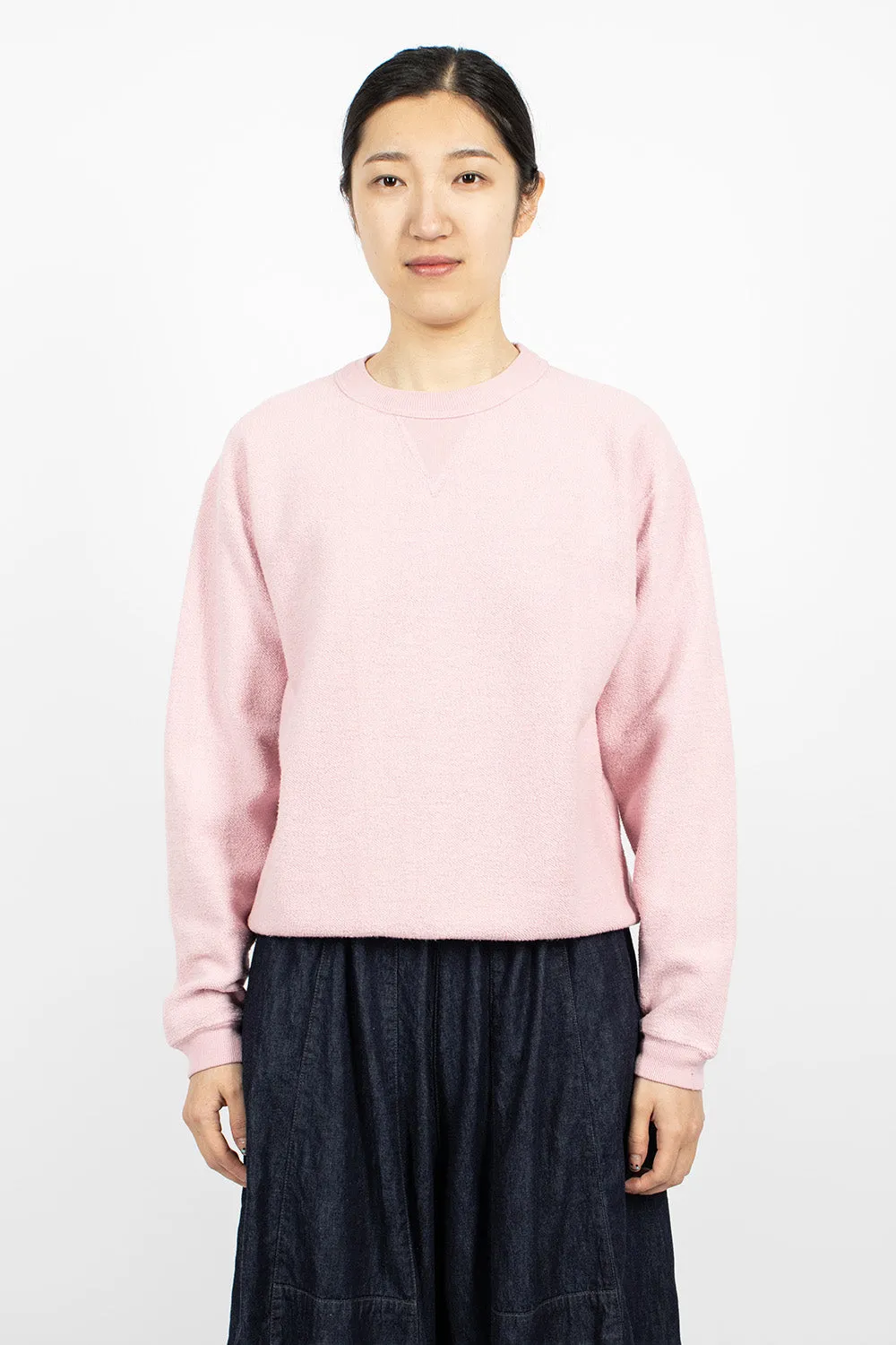 Hina Crew Neck Sweatshirt Bleached Mauve