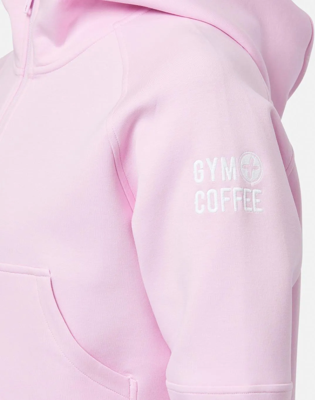 Ignite Half Zip Hoodie in Baby Pink