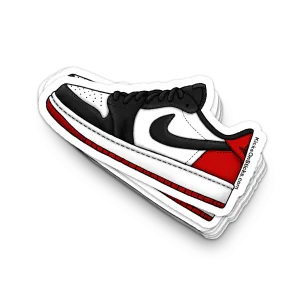 Jordan 1 Low "OG Black Toe" Sneaker Sticker