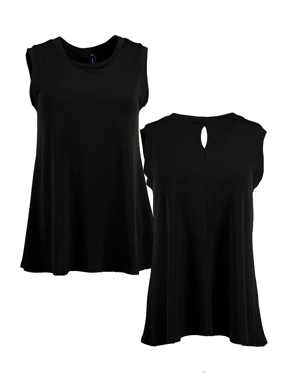 Keyhole Top · Black