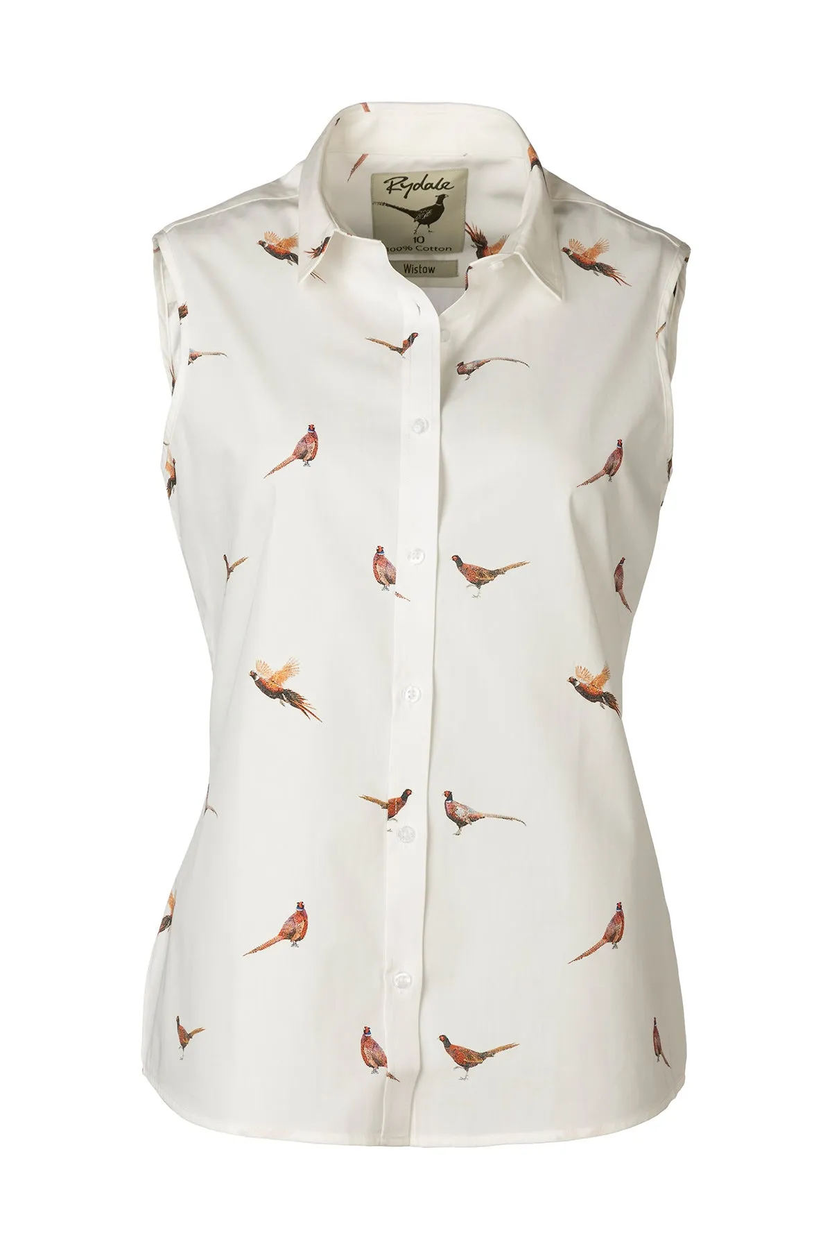 Ladies Sleeveless Shirt With Collar - Wistow II