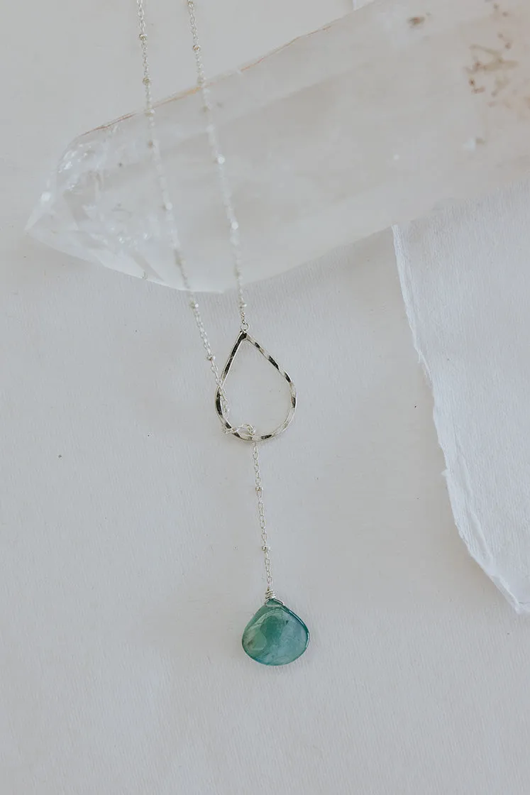 Lariat Necklace - Grandidierite