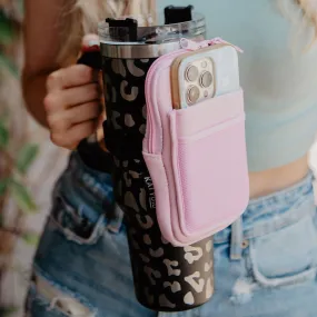 LIGHT PINK TUMBLER ATTACHABLE BAG