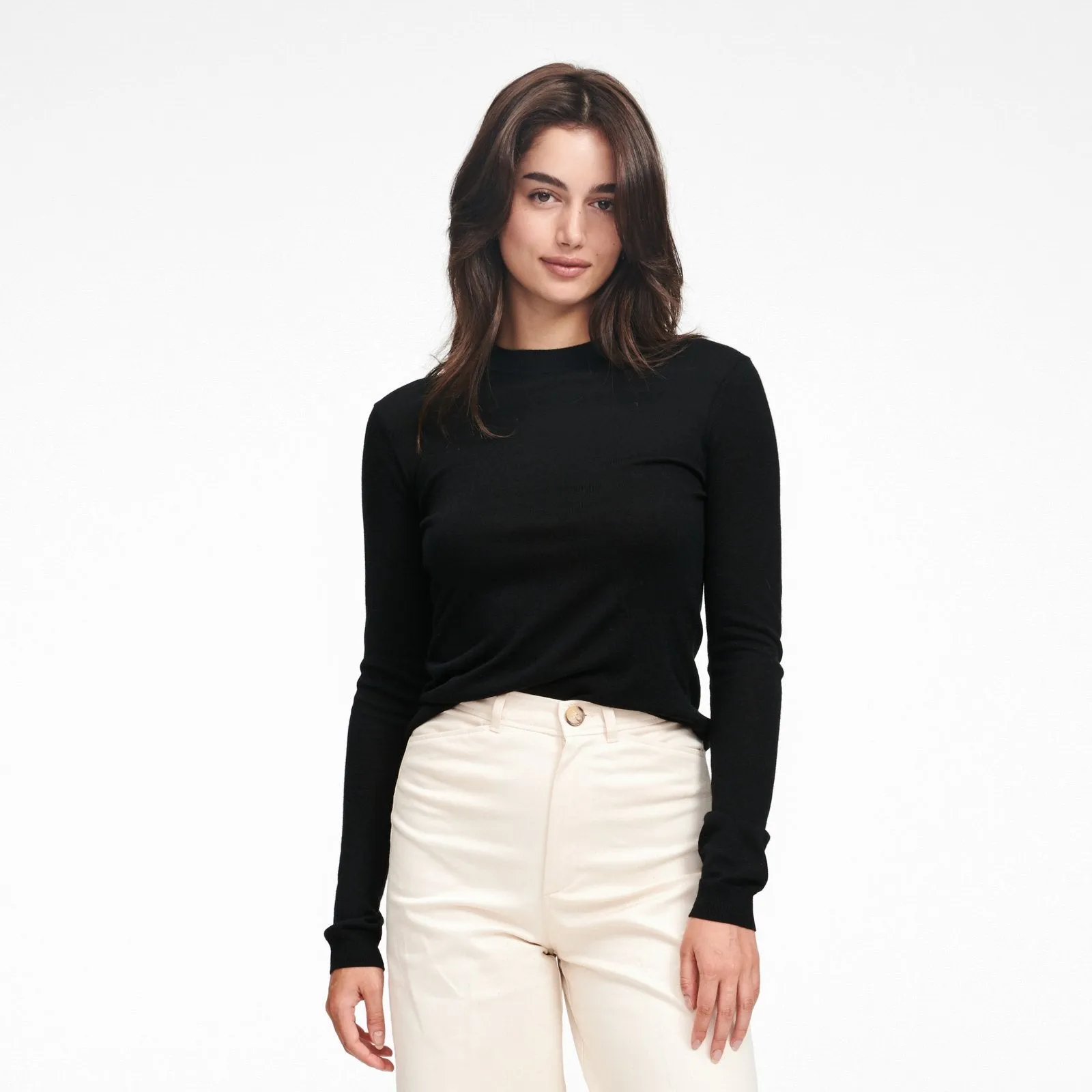 Lightweight Mockneck Sweater