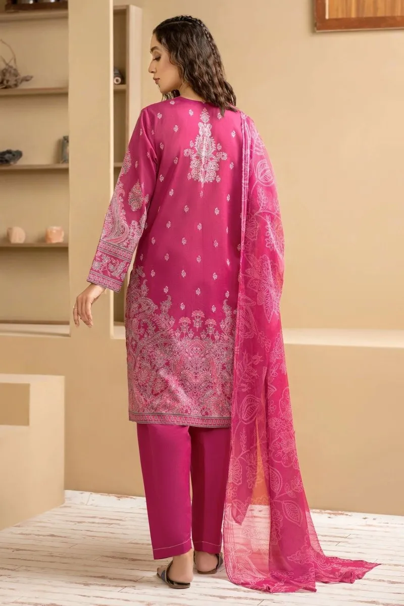 Limelight Embroidered Cambric Pakistani 3 Piece Suit LIM349