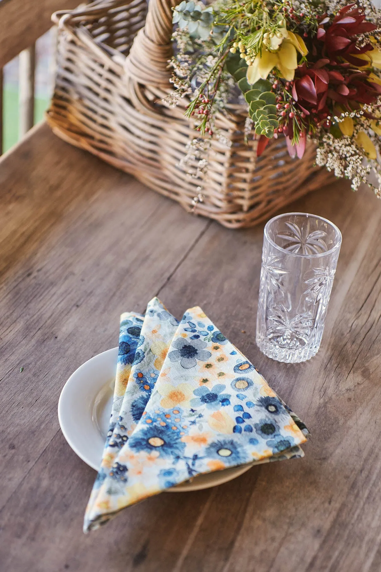 Linen Napkin Wildflower