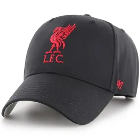 Liverpool FC Black Raised Basic MVP Football Cap Soccer by 47