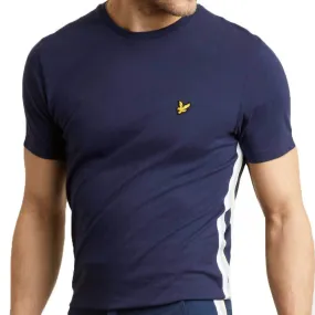 Lyle And Scott Men's Side Stripe T-Shirt - Navy TS1018V