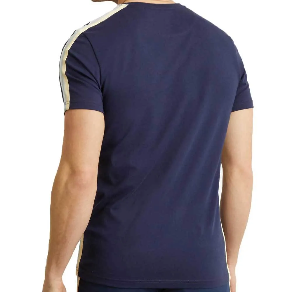 Lyle And Scott Men's Side Stripe T-Shirt - Navy TS1018V