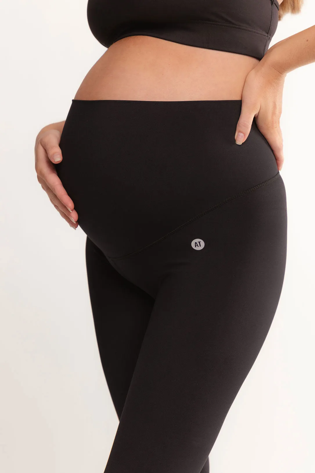 Mama Maternity Leggings Full-Length - Black