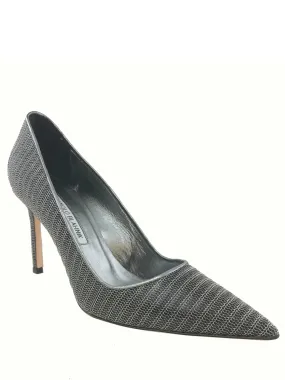 Manolo Blahnik BB Metal Pumps Size 8