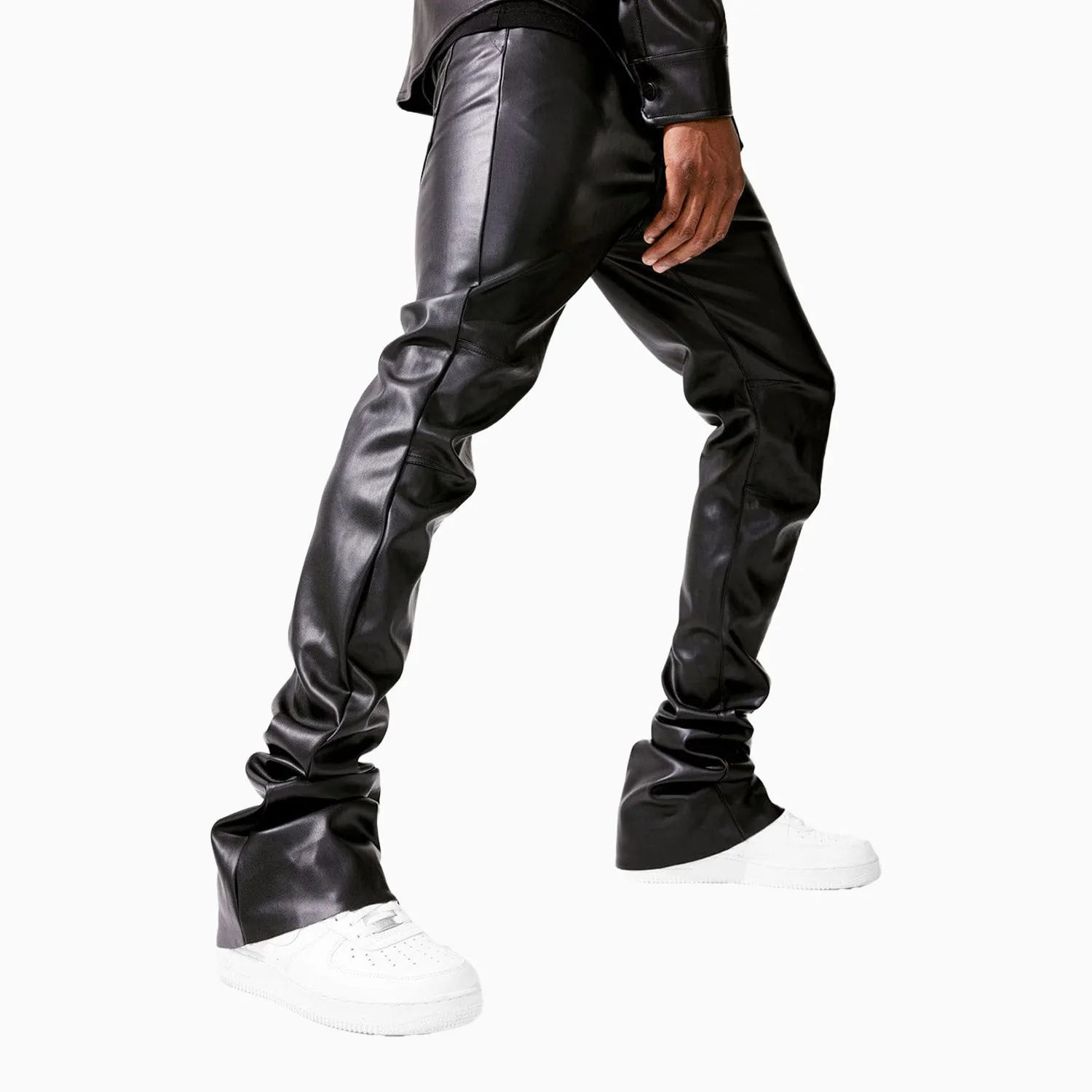 Men's Ross Stacked Thriller Leather pant