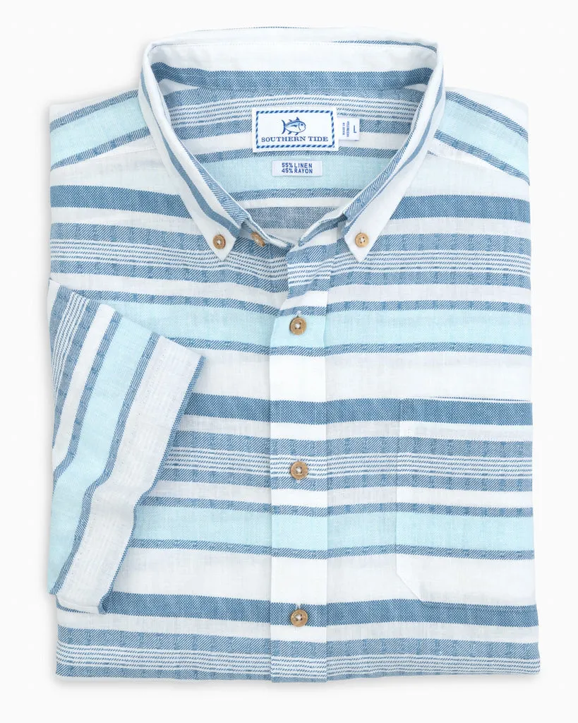 Men's Stonehill Stripe Short Sleeve Button Down