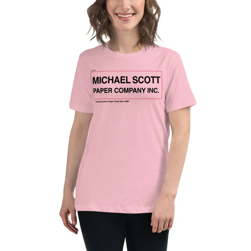 Michael Scott Paper Co. Women's Relaxed T-Shirt