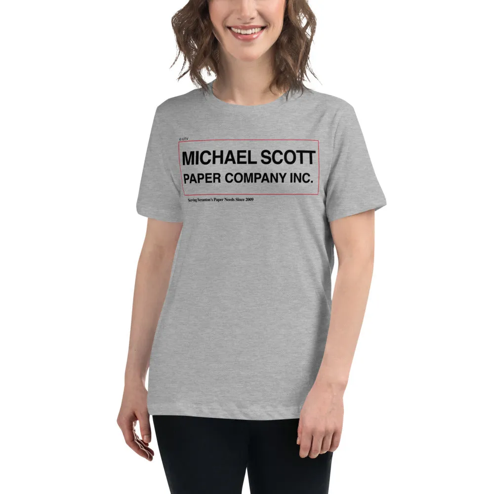 Michael Scott Paper Co. Women's Relaxed T-Shirt