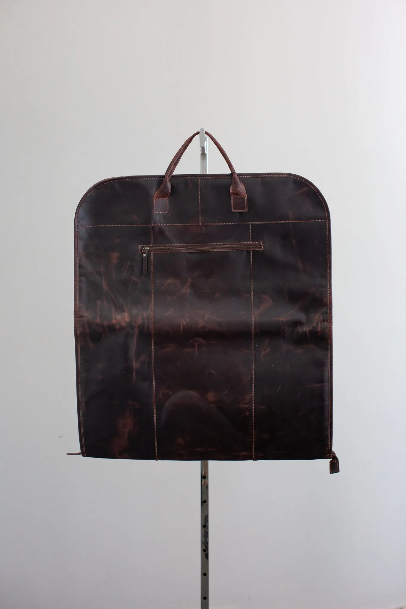 Michelle Leather Garment Bag