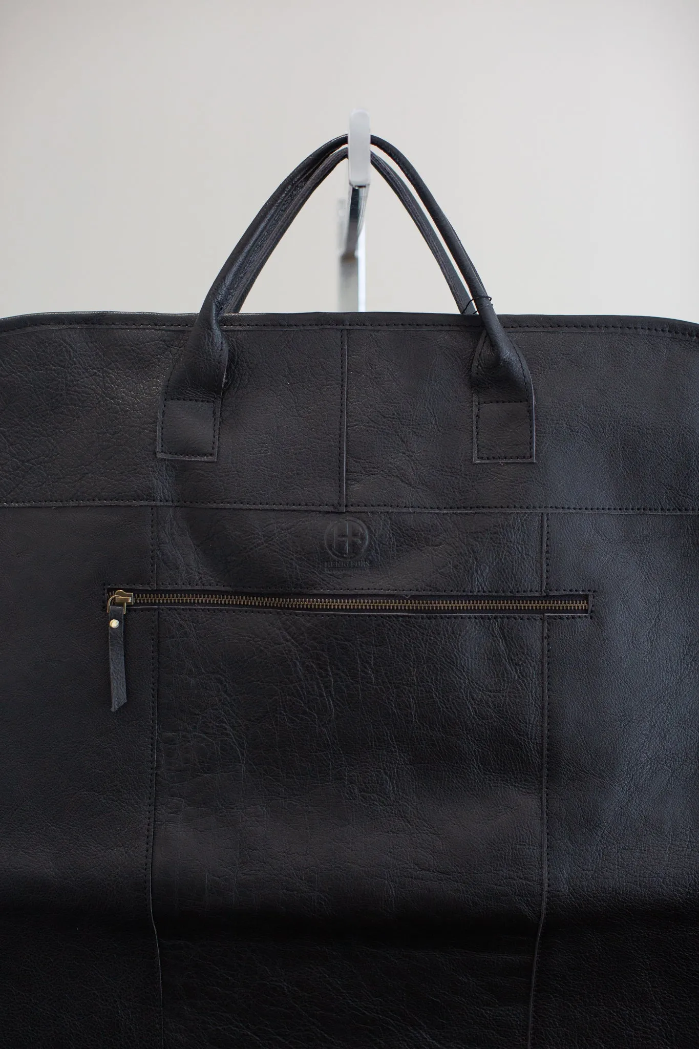 Michelle Leather Garment Bag