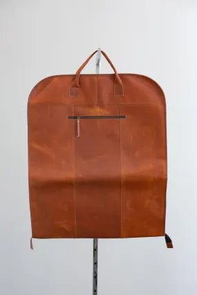 Michelle Leather Garment Bag