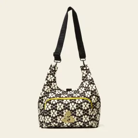 Midi Crossbody - Puzzle Flower Porcini