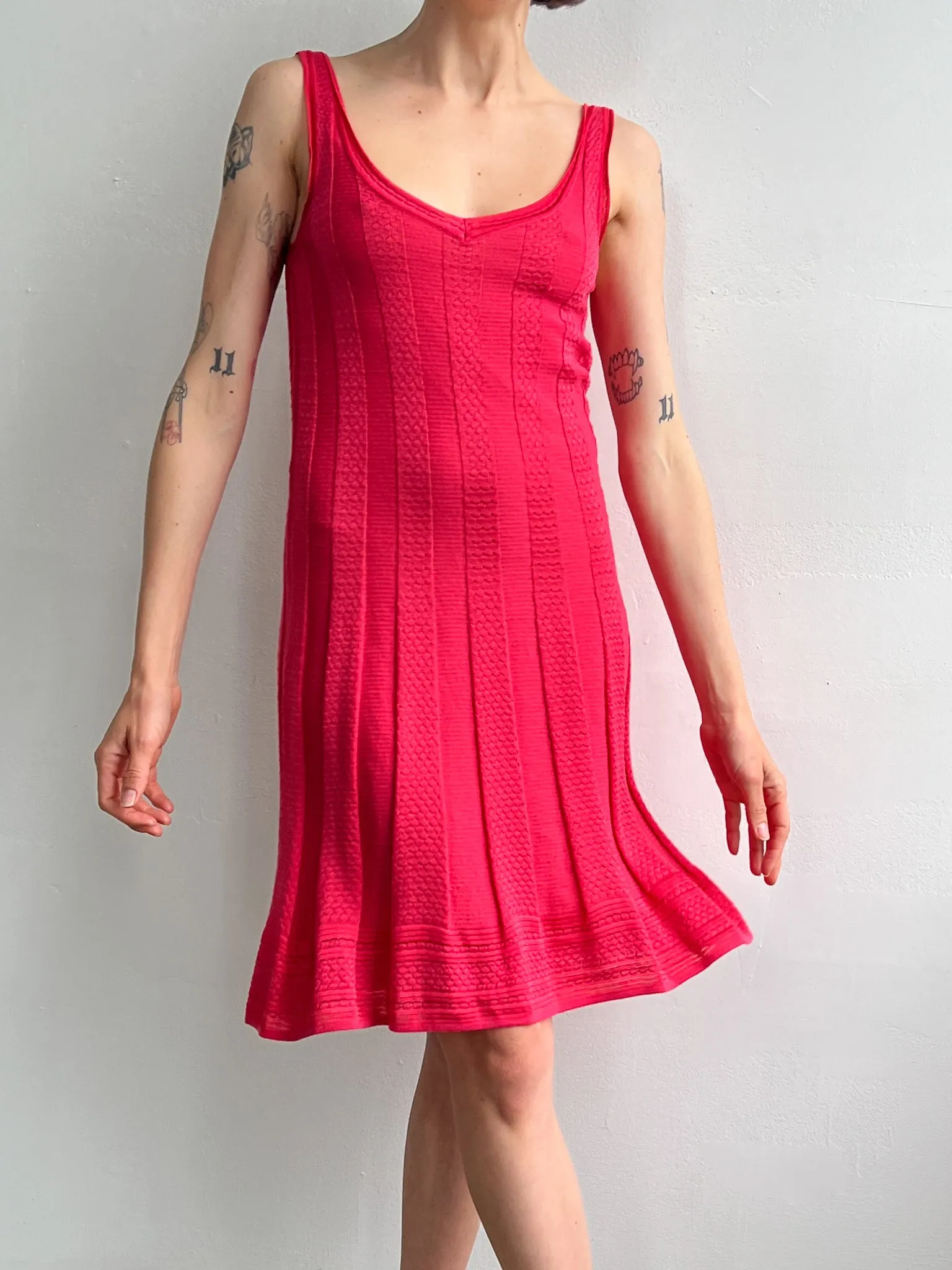 Missoni Pink Pink Knit Dress (M)