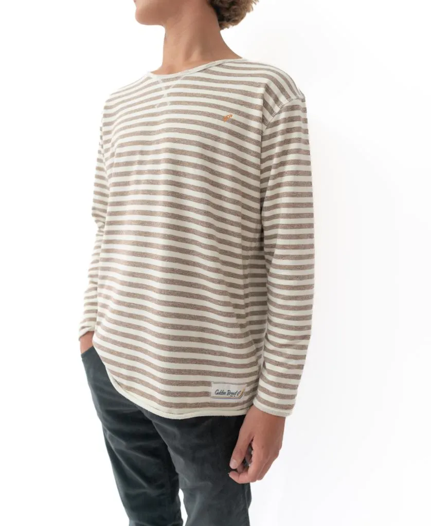 Mocha Stripe Rag Top